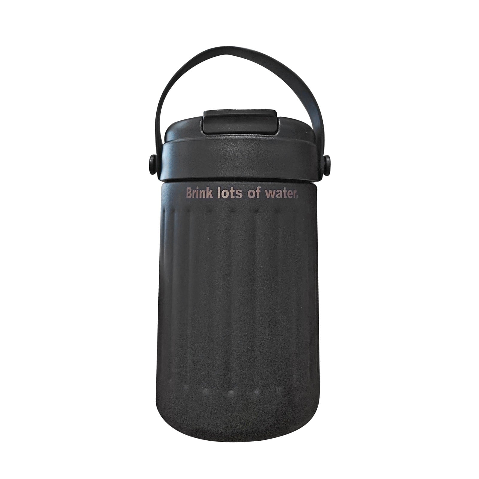BinKFF Simple Modern Travel Coffee Mug, Insulated Coffee Tumblers with Lid, Double Walled Iced Travel Coffee Mug for Woman and Man Stainless Steel Tumbler with Handle - Pick 486