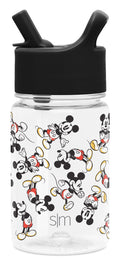 Simple Modern Disney 12oz Summit Kids Tritan Water Bottle with Straw Lid for Toddler - Dishwasher Safe Travel Tumbler - Disney: Mickey Retro - Pick 855