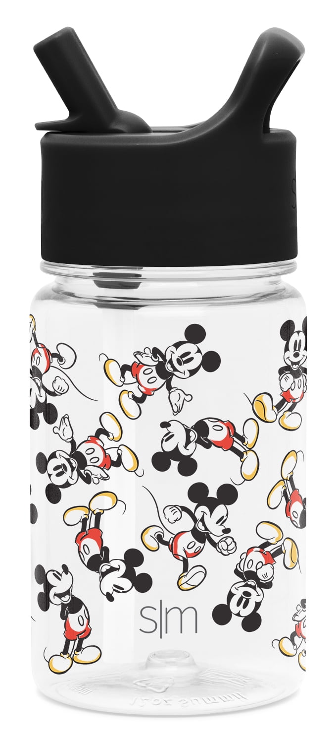 Simple Modern Disney 12oz Summit Kids Tritan Water Bottle with Straw Lid for Toddler - Dishwasher Safe Travel Tumbler - Disney: Mickey Retro - Pick 855