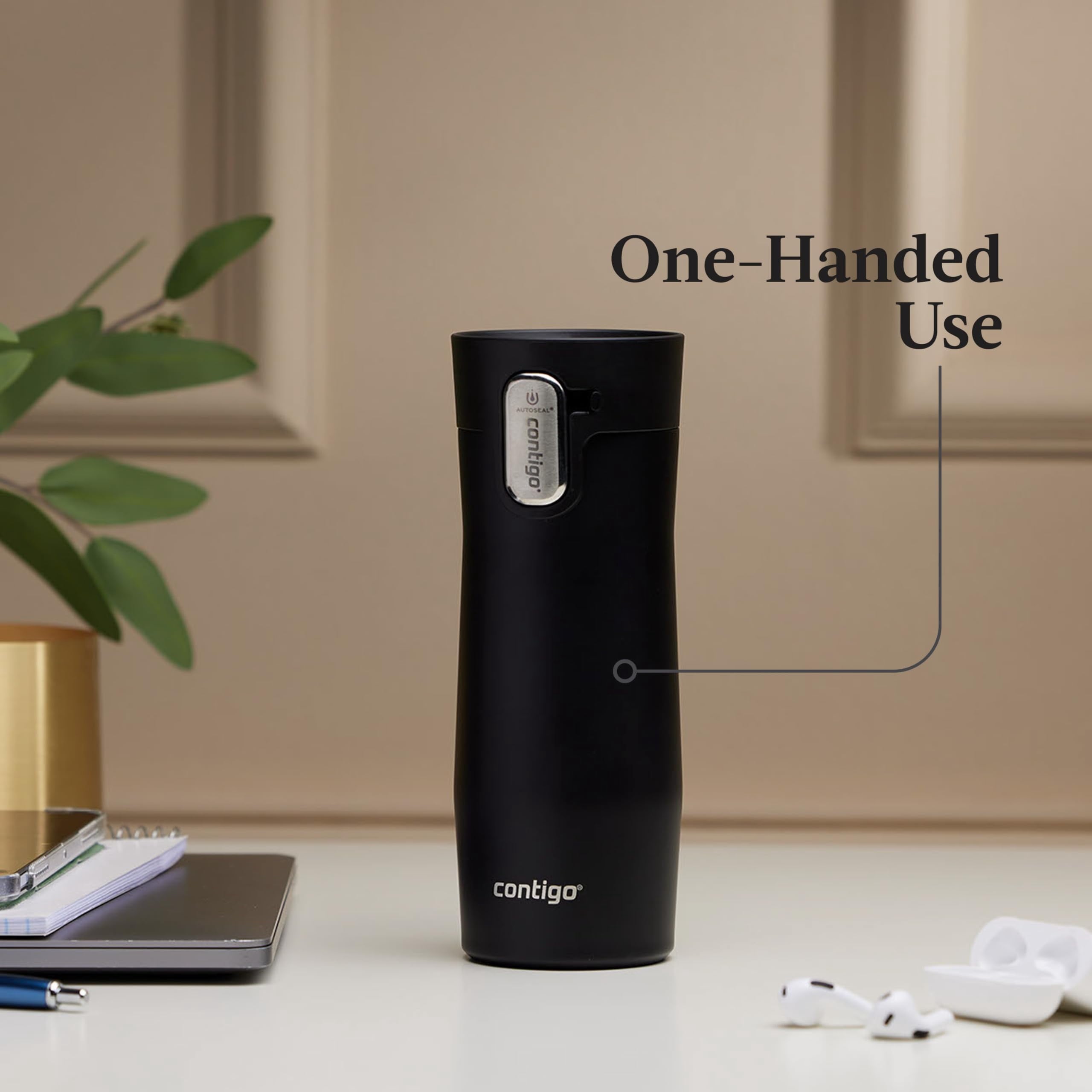 Autoseal West Loop Vacuum-insulated Stainless Steel Travel Mug With Easy-clean Lid 20 Oz Sake - Pick 905