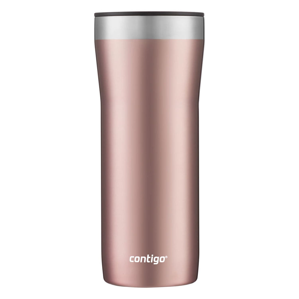 Contigo Streeterville Stainless Steel Tumbler with Plastic Straw and Splash-Proof Lid, Licorice, 32 fl. oz - Pick 576