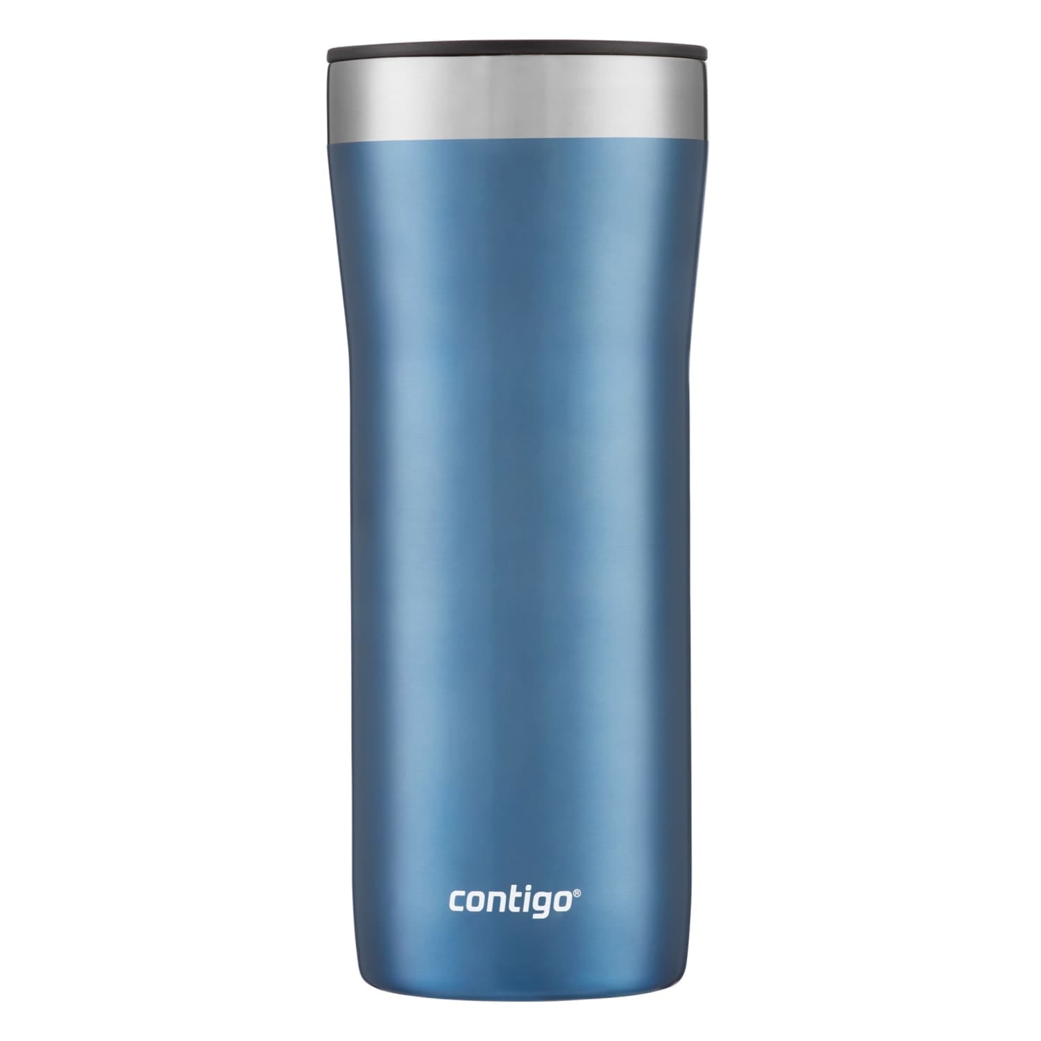 Contigo Streeterville Stainless Steel Tumbler with Plastic Straw and Splash-Proof Lid, Licorice, 32 fl. oz - Pick 576