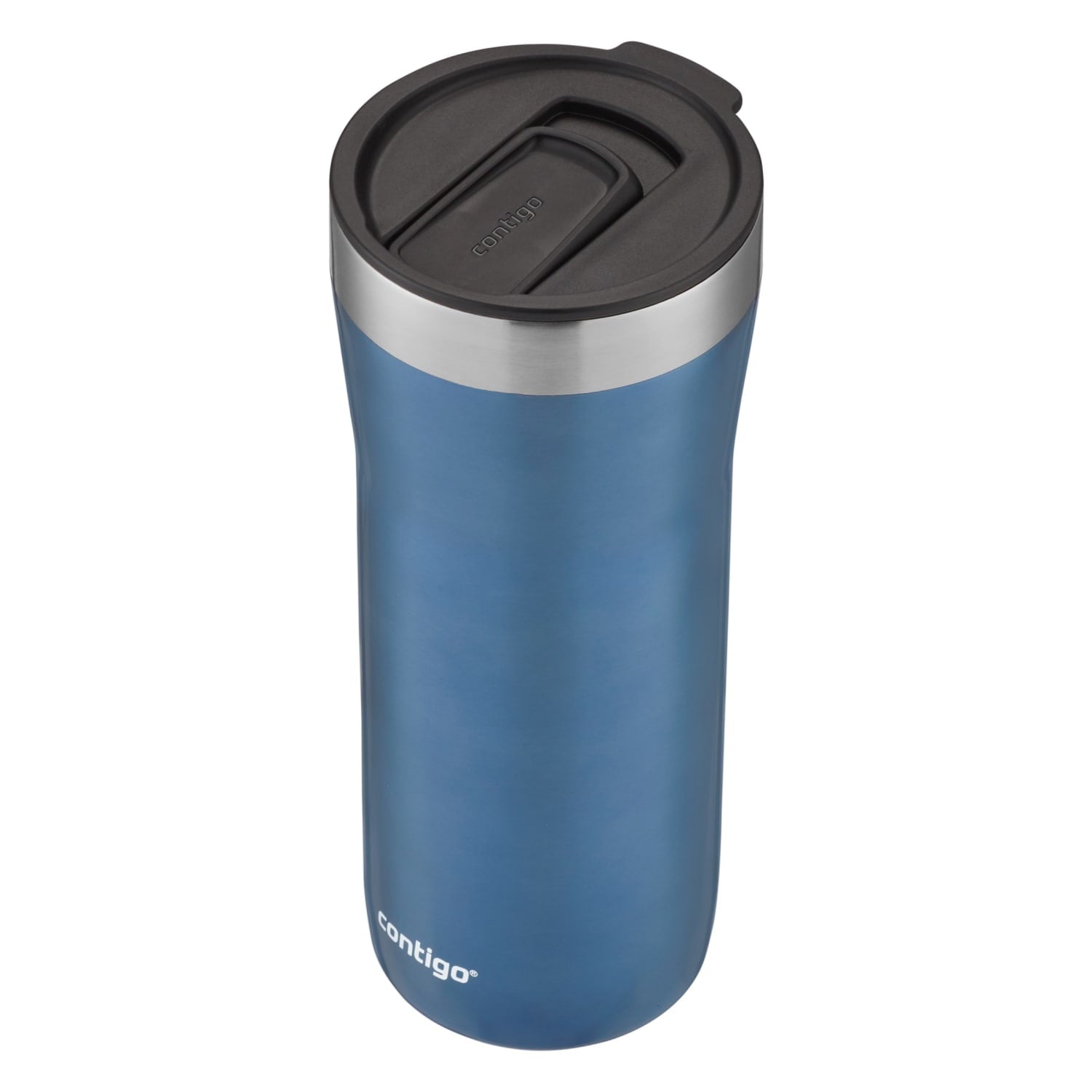 Contigo Streeterville Stainless Steel Tumbler with Plastic Straw and Splash-Proof Lid, Licorice, 32 fl. oz - Pick 576
