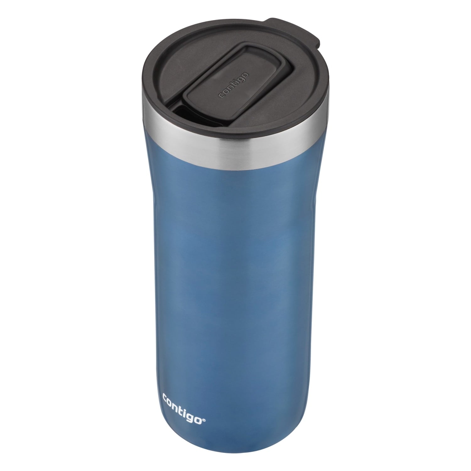Contigo Streeterville Stainless Steel Tumbler with Plastic Straw and Splash-Proof Lid, Licorice, 32 fl. oz - Pick 576