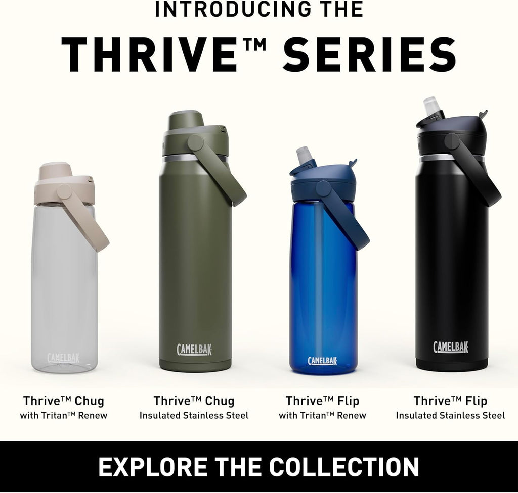 CamelBak Thrive™ Flip Straw Insulated Stainless Steel Water Bottle, 20oz, Moss - Pick 732
