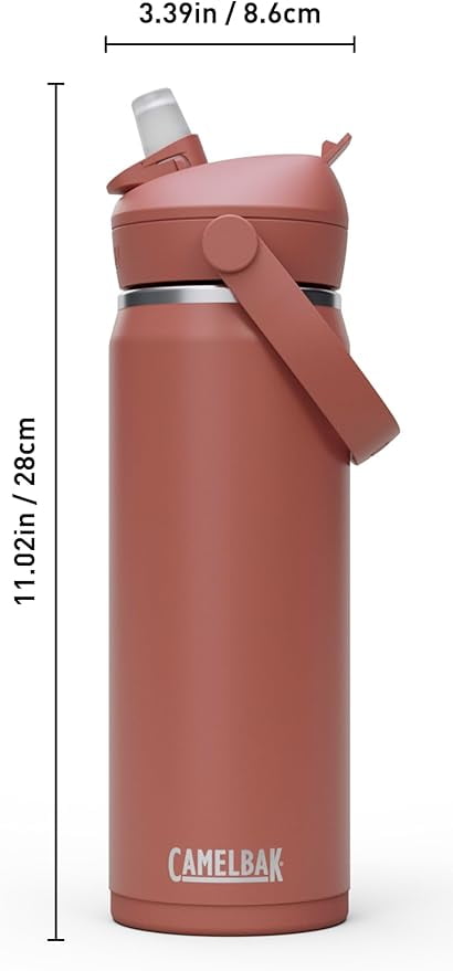 CamelBak Thrive™ Flip Straw Insulated Stainless Steel Water Bottle, 20oz, Moss - Pick 732