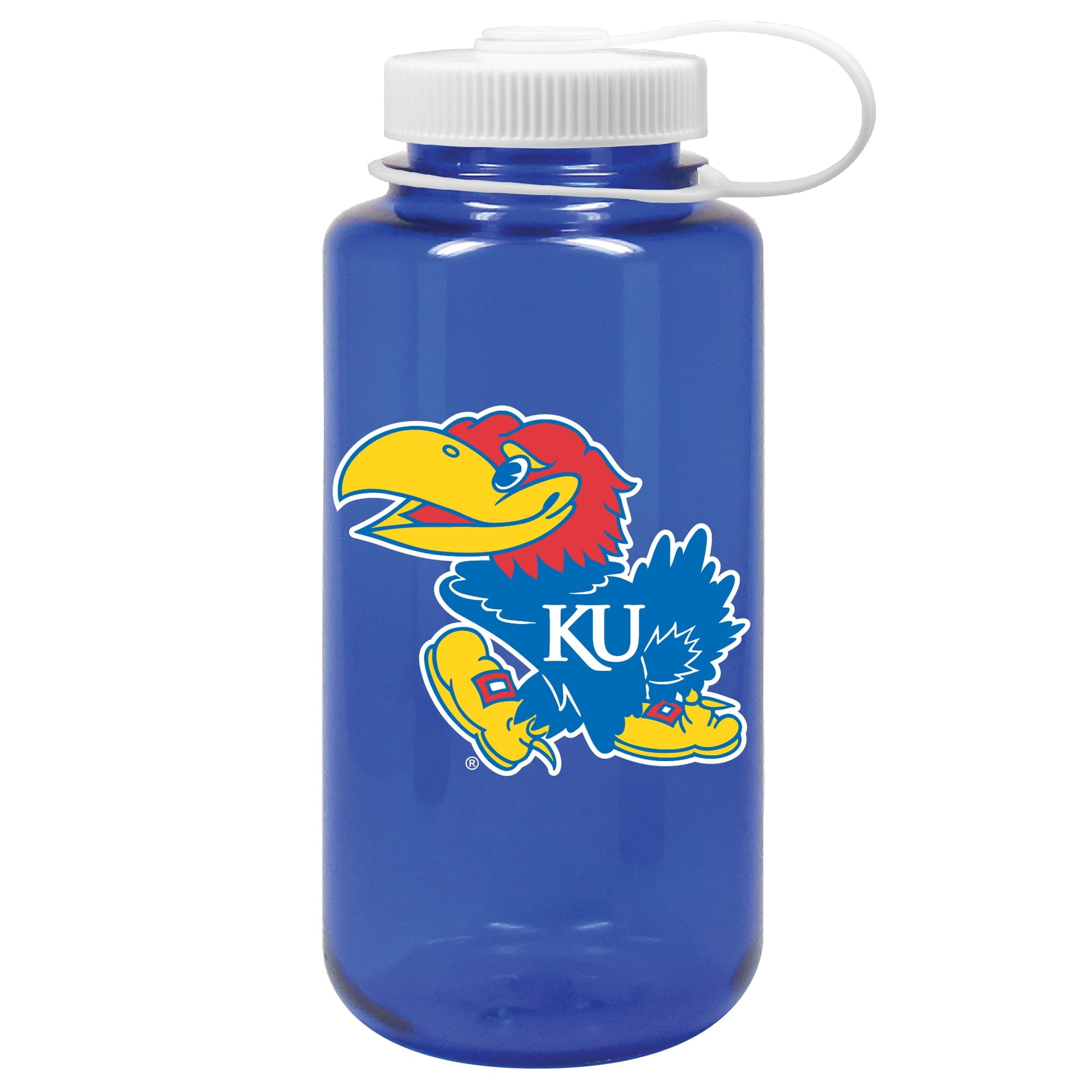 Royal Kansas Jayhawks 32oz. Nalgene Sustainable Wide Mouth Water Bottle - Pick 529
