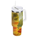 30 oz Insulated Stainless Steel Tumbler Double Wall Stainless Steel Tumbler with 2-Way Drinking Various Shades Autumn Leaves - Pick 277