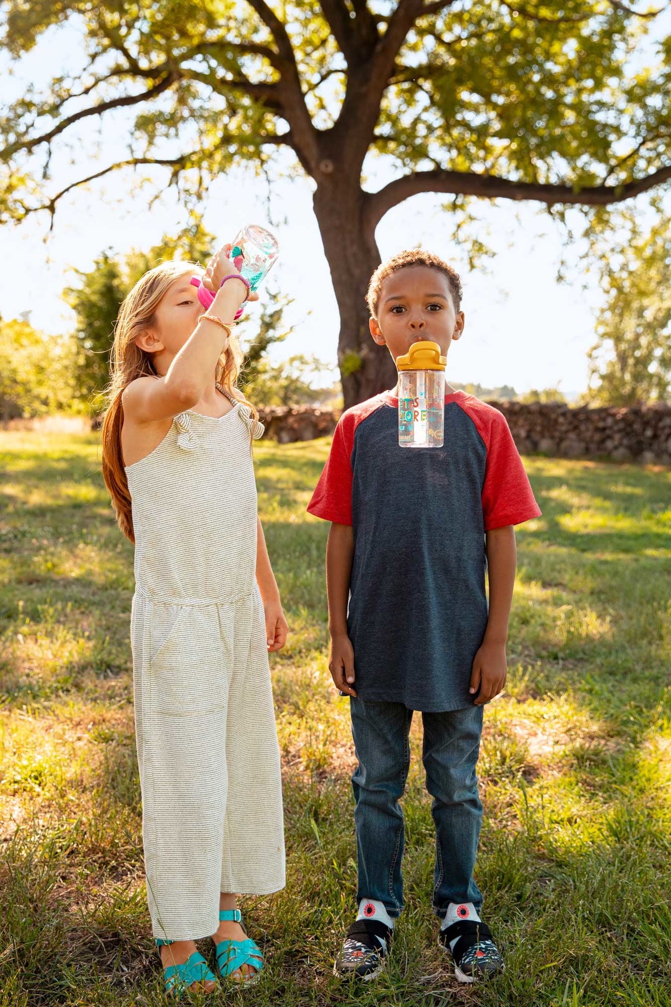 Camelbak Thrive™ Flip Straw Kids 14oz Bottle, Sharks and Rays - Pick 244