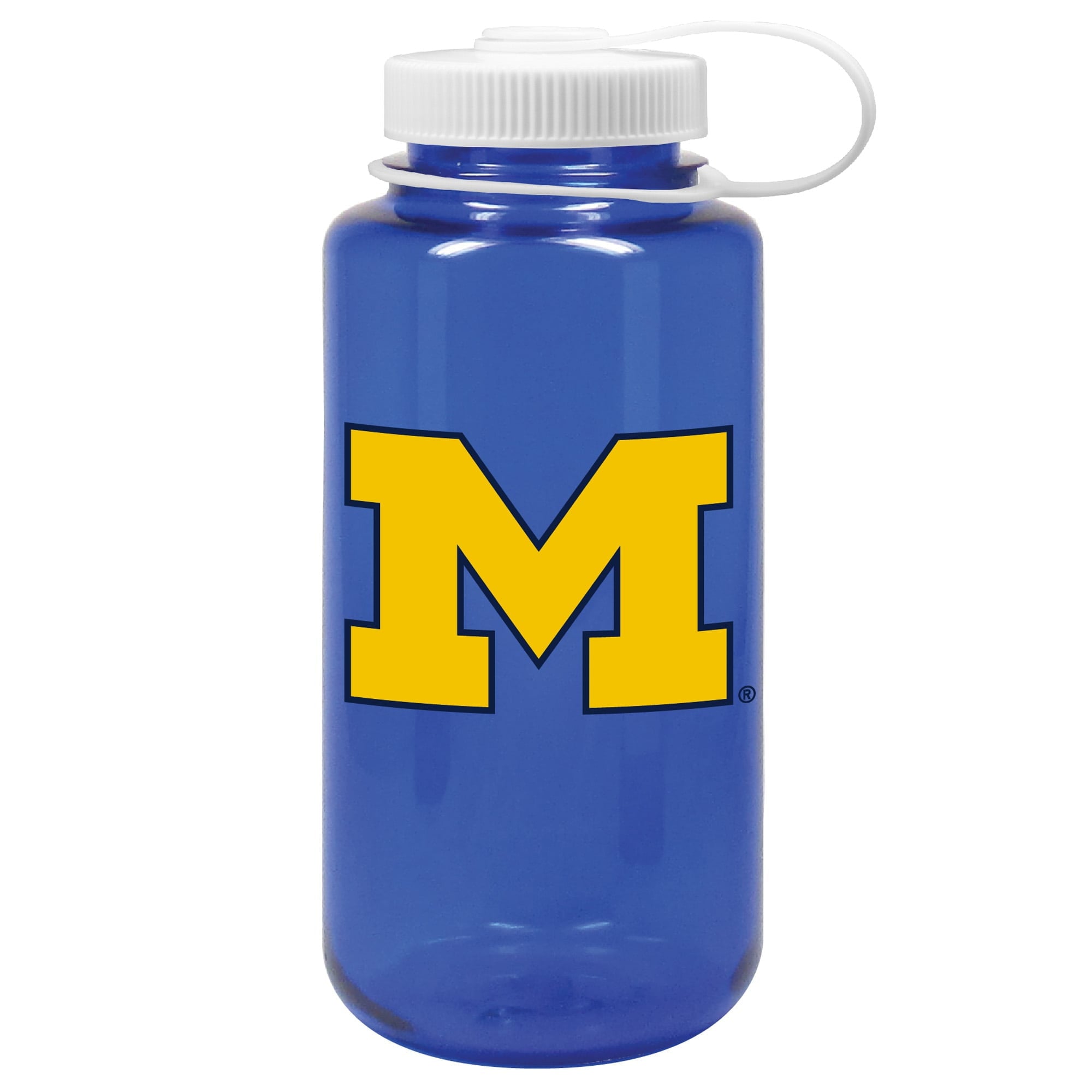Navy Michigan Wolverines 32oz. Nalgene Sustainable Wide Mouth Water Bottle - Pick 251