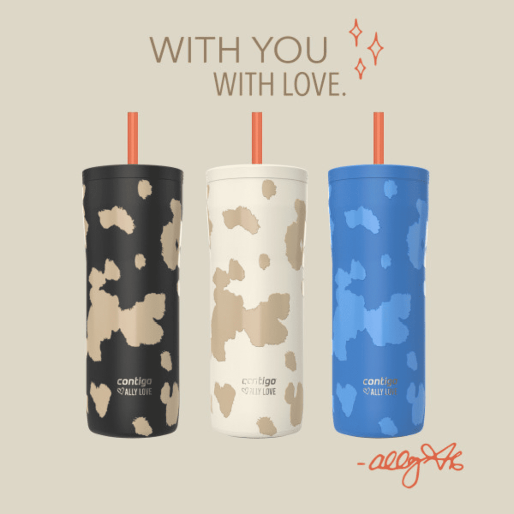Contigo x Ally Love Streeterville 2.0 Stainless Steel Tumbler with Straw, 24 oz, Stellar Jay - Pick 377