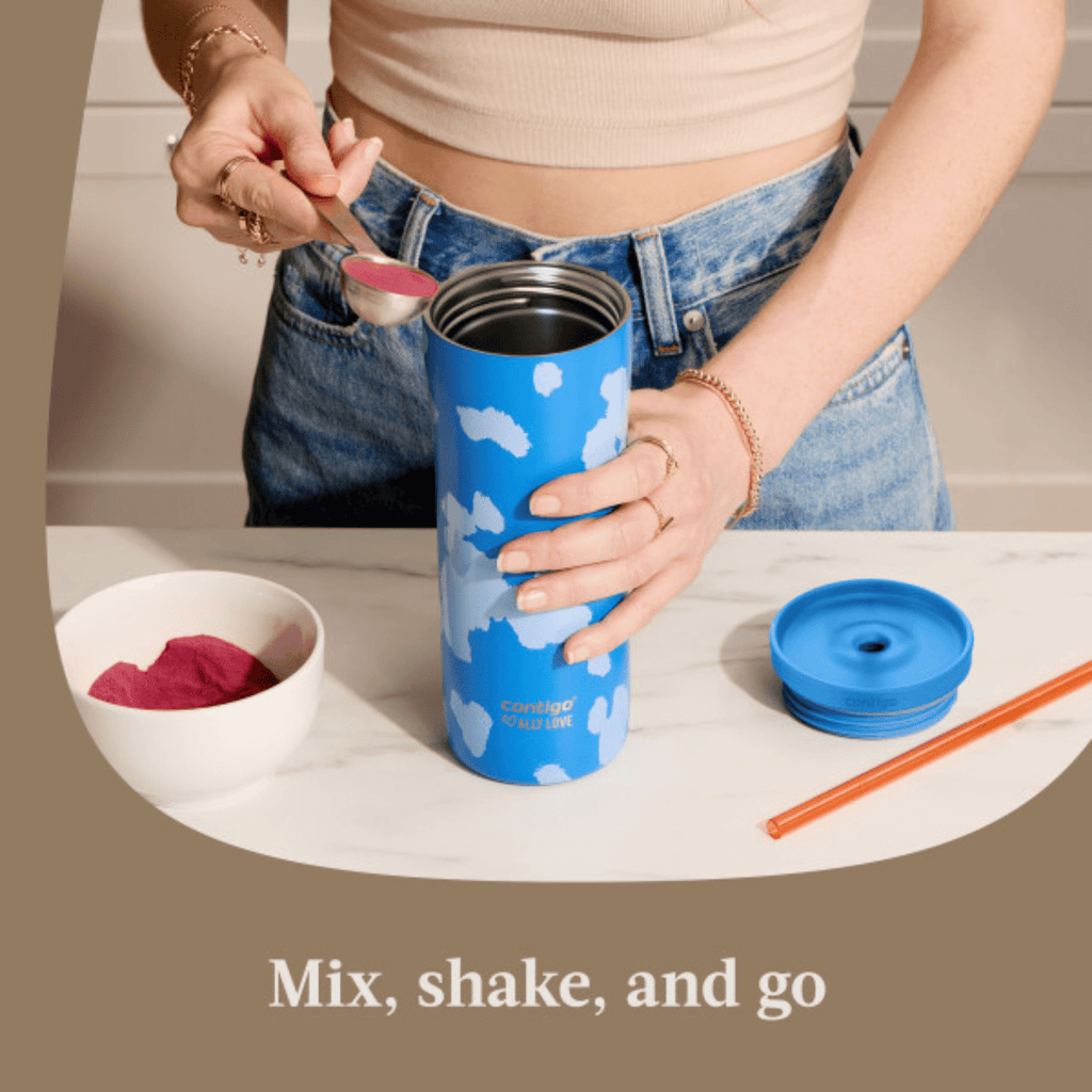 Contigo x Ally Love Streeterville 2.0 Stainless Steel Tumbler with Straw, 24 oz, Stellar Jay - Pick 377