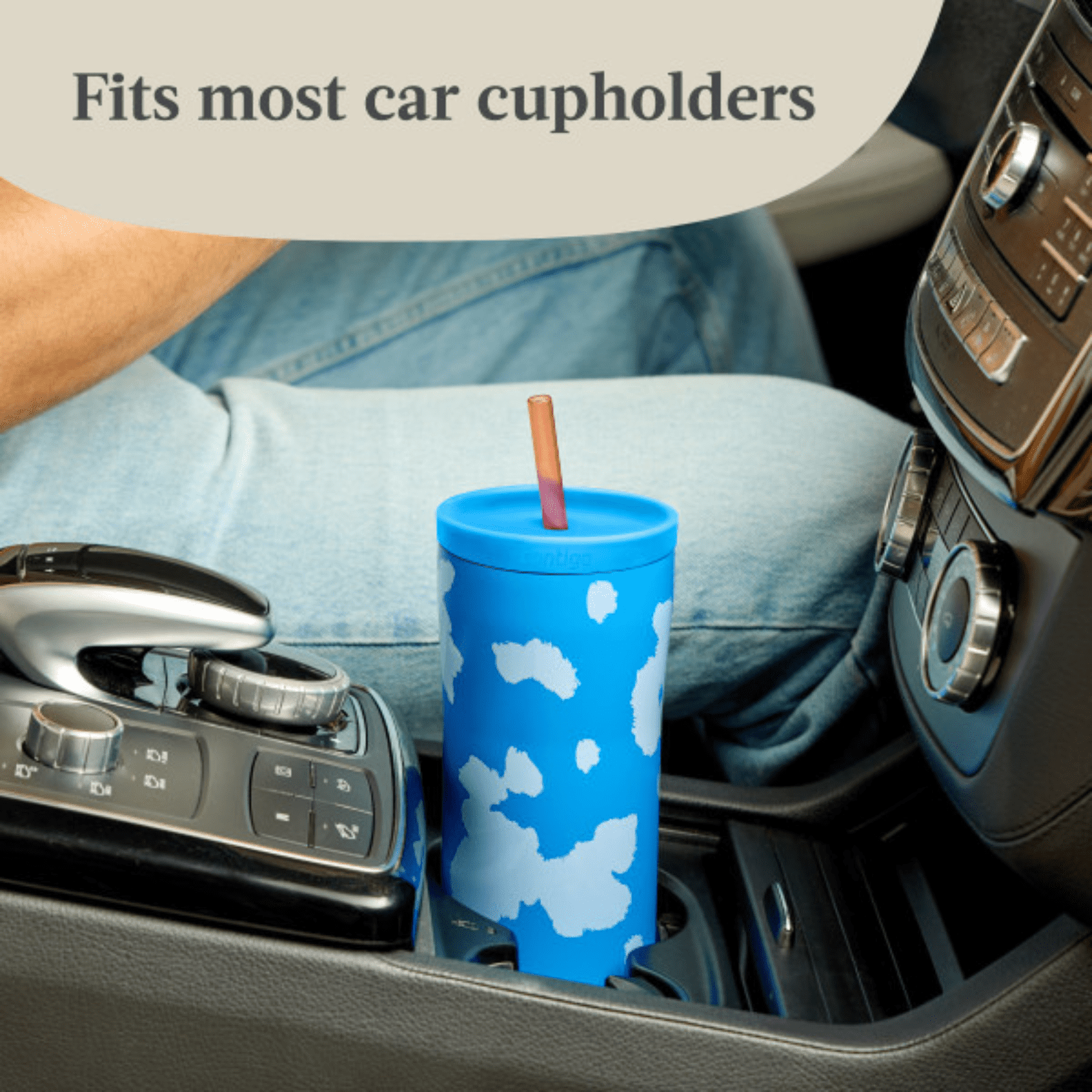 Contigo x Ally Love Streeterville 2.0 Stainless Steel Tumbler with Straw, 24 oz, Stellar Jay - Pick 377