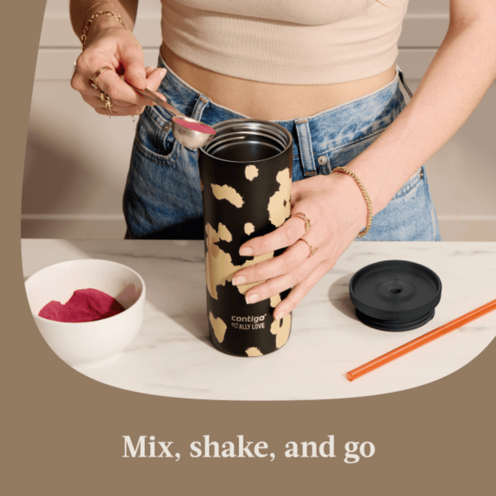 Contigo x Ally Love Streeterville 2.0 Stainless Steel Tumbler with Straw, 24 oz, Stellar Jay - Pick 377