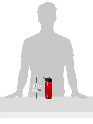 Camelbak Eddy+ Running Fitness Sports Gym Training Drinks Bottle 750ml - Clear - Pick 759