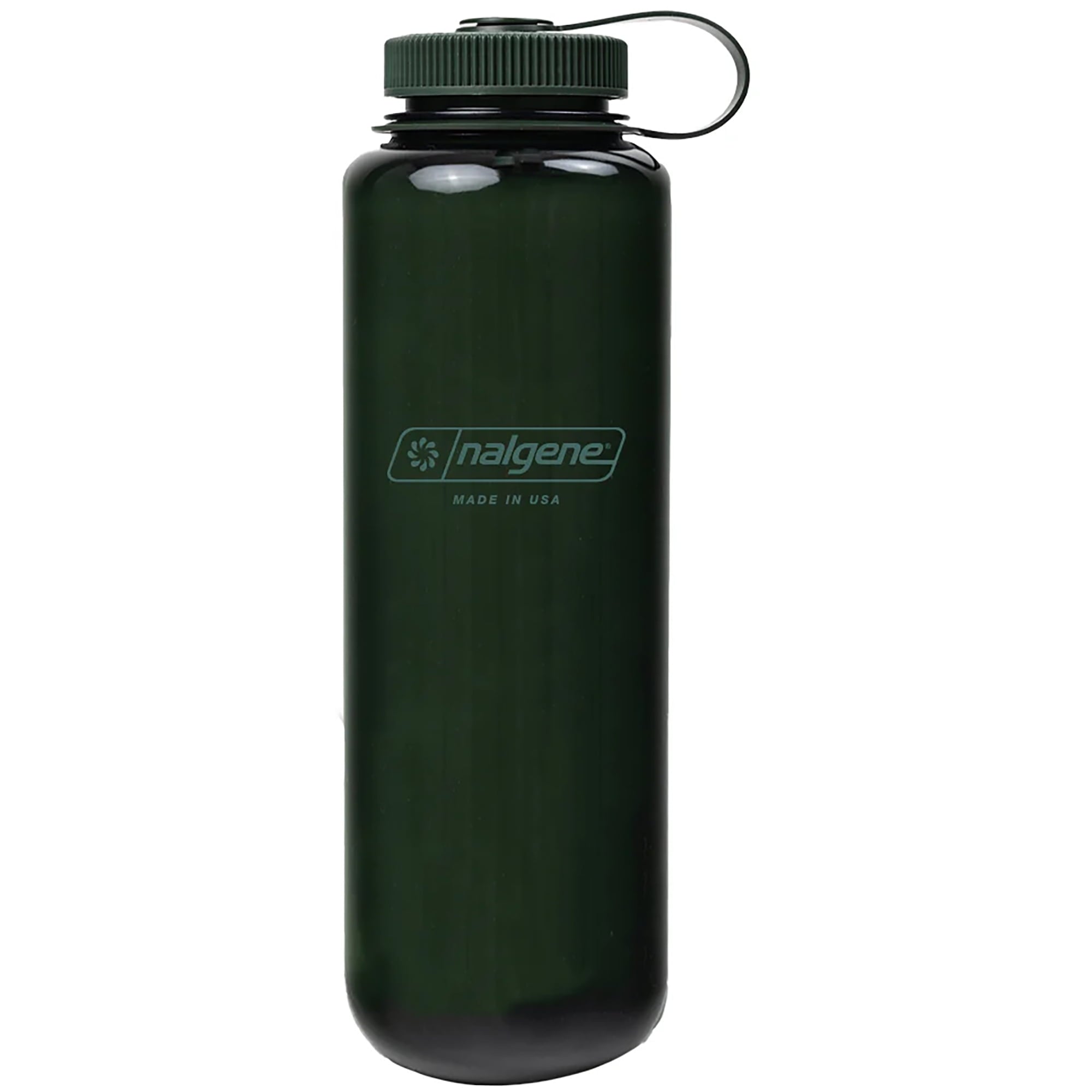 Nalgene Sustain Tritan BPA-Free Water Bottle Made with Material Derived from 50% Plastic Waste (using ISCC certified mass balance), 48 OZ, Wide Mouth, Blue - Pick 208