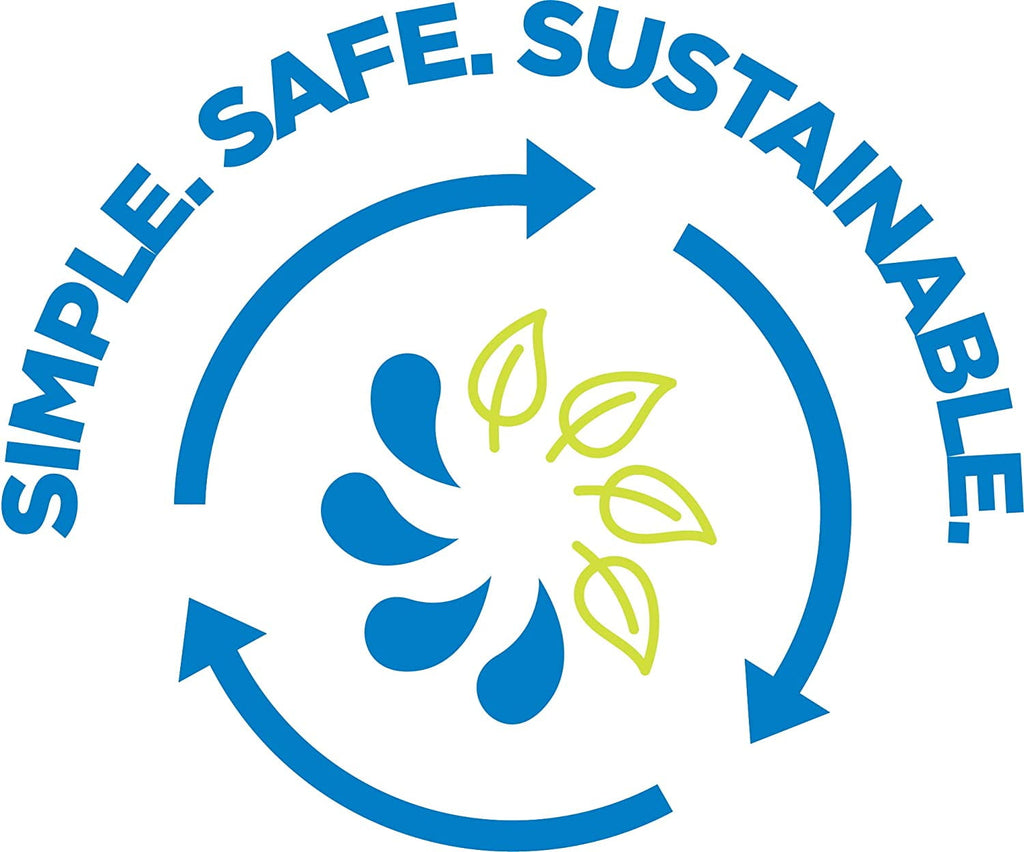 Nalgene Sustain Tritan BPA-Free Water Bottle Made with Material Derived from 50% Plastic Waste (using ISCC certified mass balance), 48 OZ, Wide Mouth, Blue - Pick 208