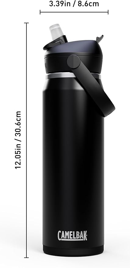 CamelBak Thrive™ Flip Straw Insulated Stainless Steel Water Bottle, 25 oz, Sierra Red - Pick 633
