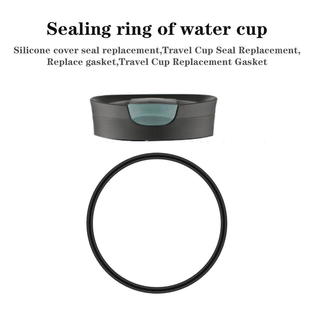 6 Pcs Replacement Rubber Lid Seals Compatible with 16 &amp; 20 oz Contigo Snapseal Byron Travel Mug , Leak-Proof Rubber Seals Lid Gaskets Replacement for Contigo Mugs (Black) - Pick 635
