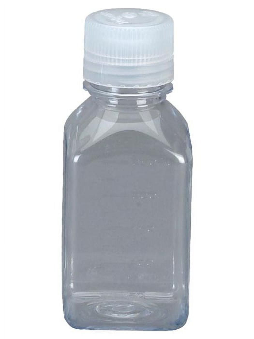 Nalgene Transparent Lexan Polycarbonate Square Storage Bottle - 8 oz. - Clear - Pick 386