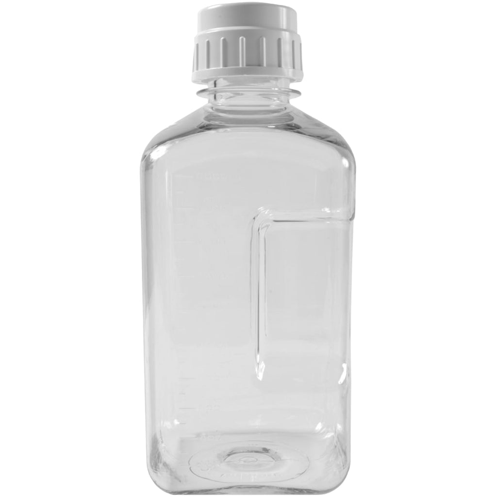 Nalgene Transparent Lexan Polycarbonate Square Storage Bottle - 8 oz. - Clear - Pick 386