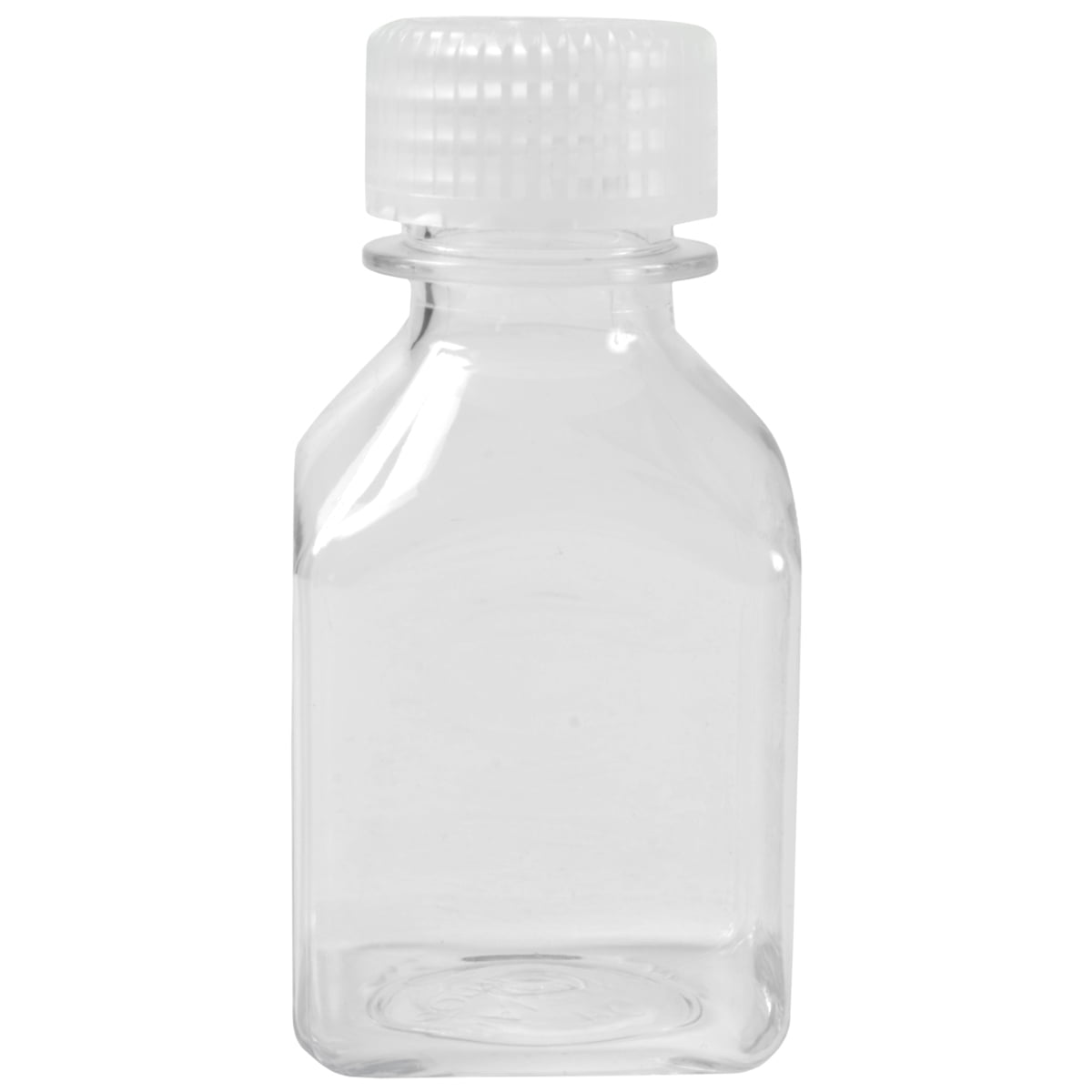 Nalgene Transparent Lexan Polycarbonate Square Storage Bottle - 8 oz. - Clear - Pick 386