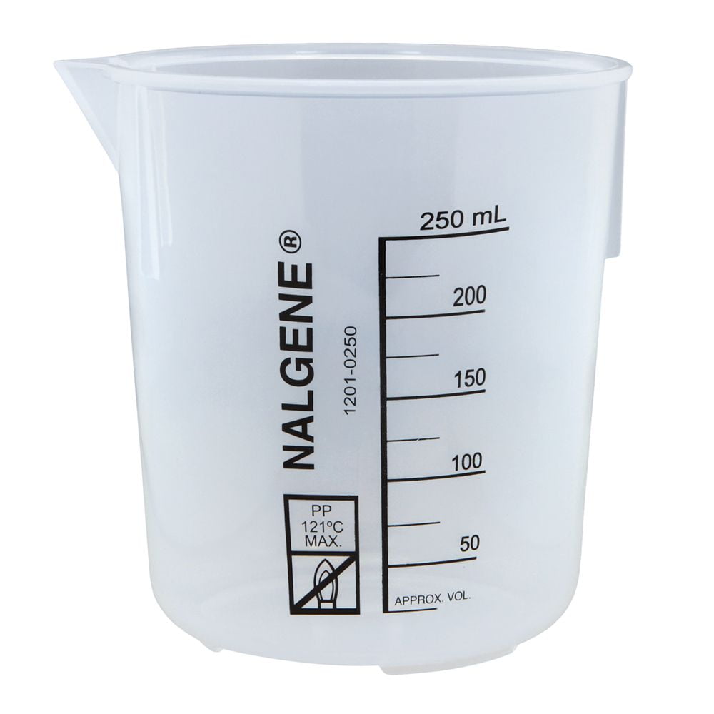 Nalgene Griffin Beaker, Low Form, Polypropylene, 250 Ml - Pick 520