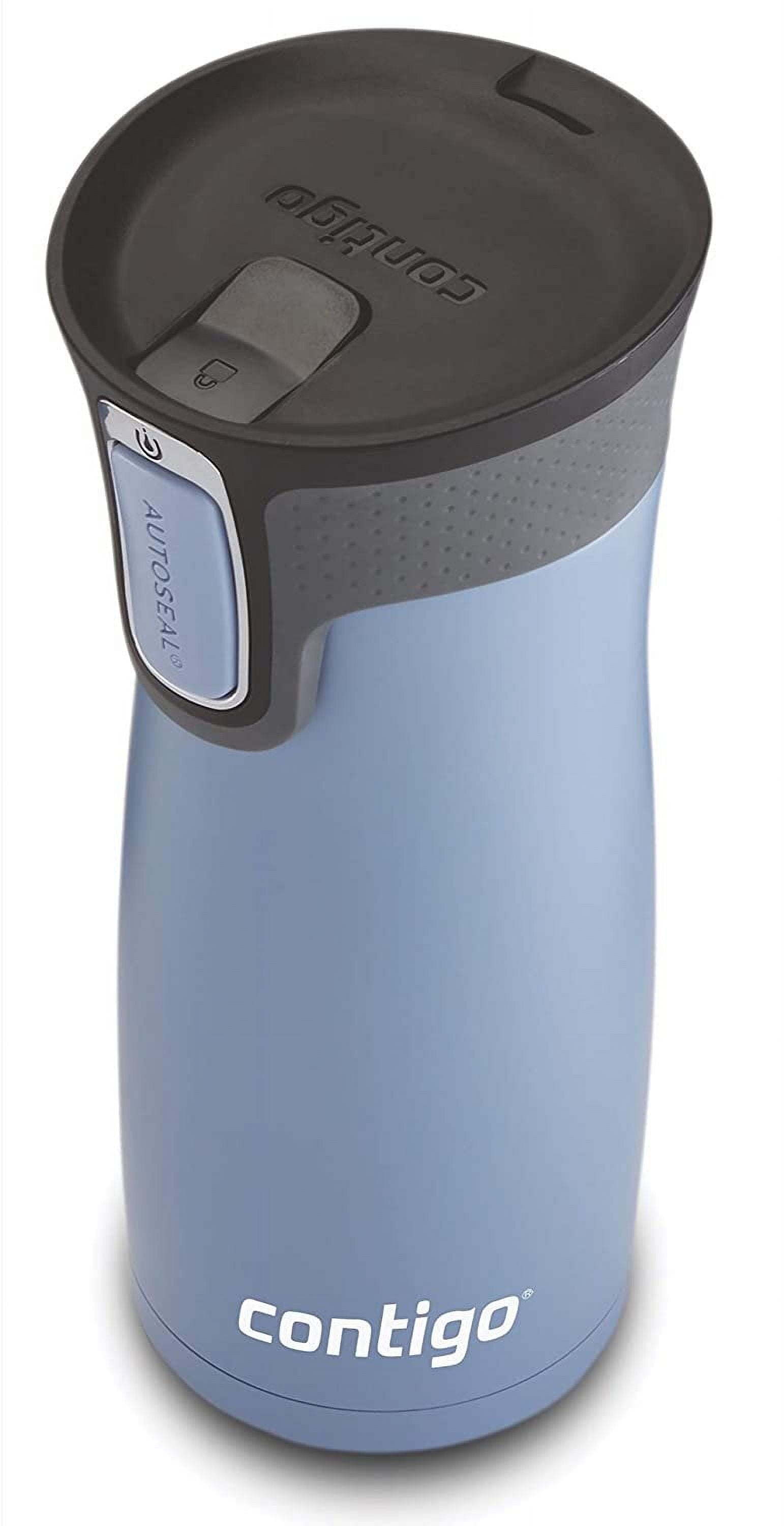 Contigo AUTOSEAL West Loop 2.0 Travel Mug, 16 oz., Stainless Steel with Black Button - Pick 605