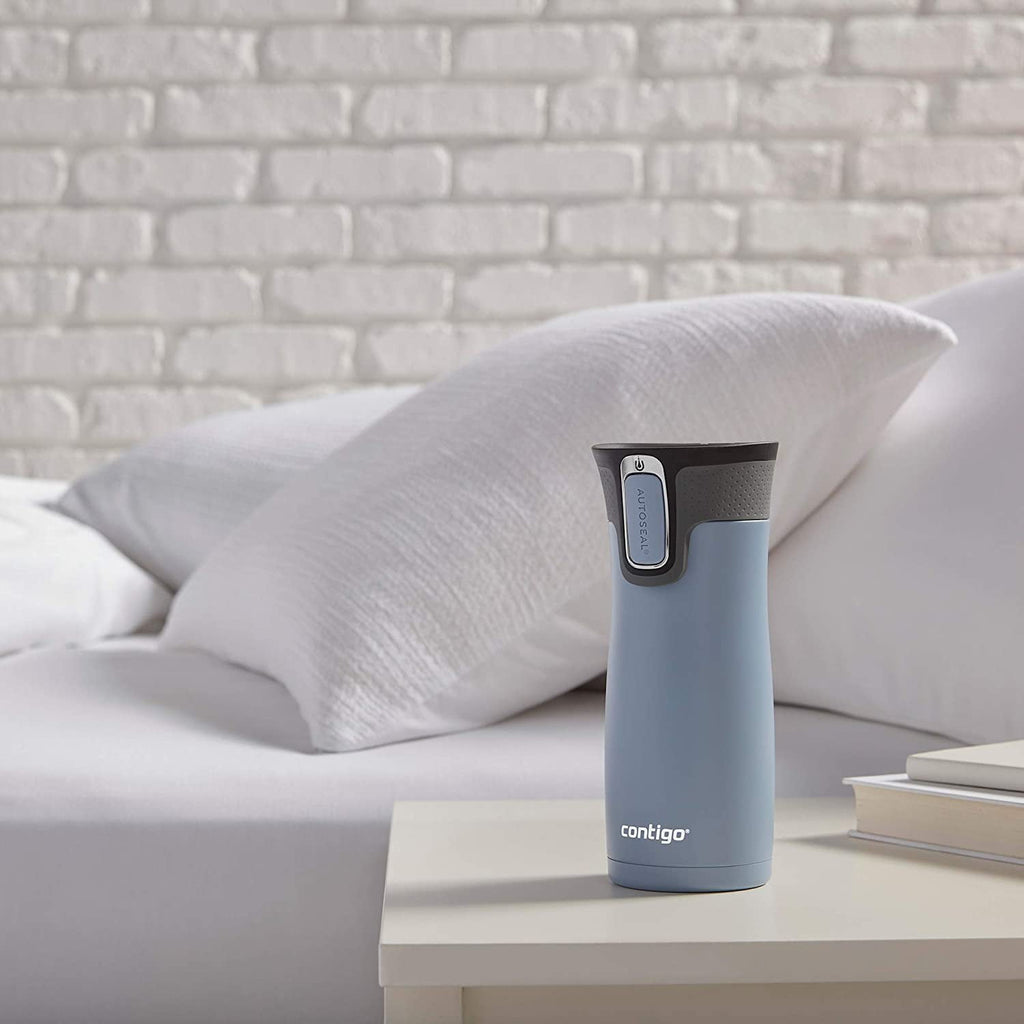 Contigo AUTOSEAL West Loop 2.0 Travel Mug, 16 oz., Stainless Steel with Black Button - Pick 605