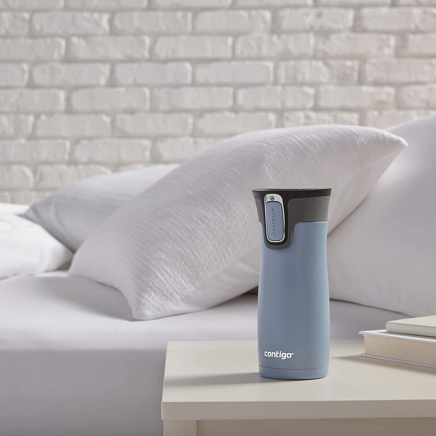 Contigo AUTOSEAL West Loop 2.0 Travel Mug, 16 oz., Stainless Steel with Black Button - Pick 605