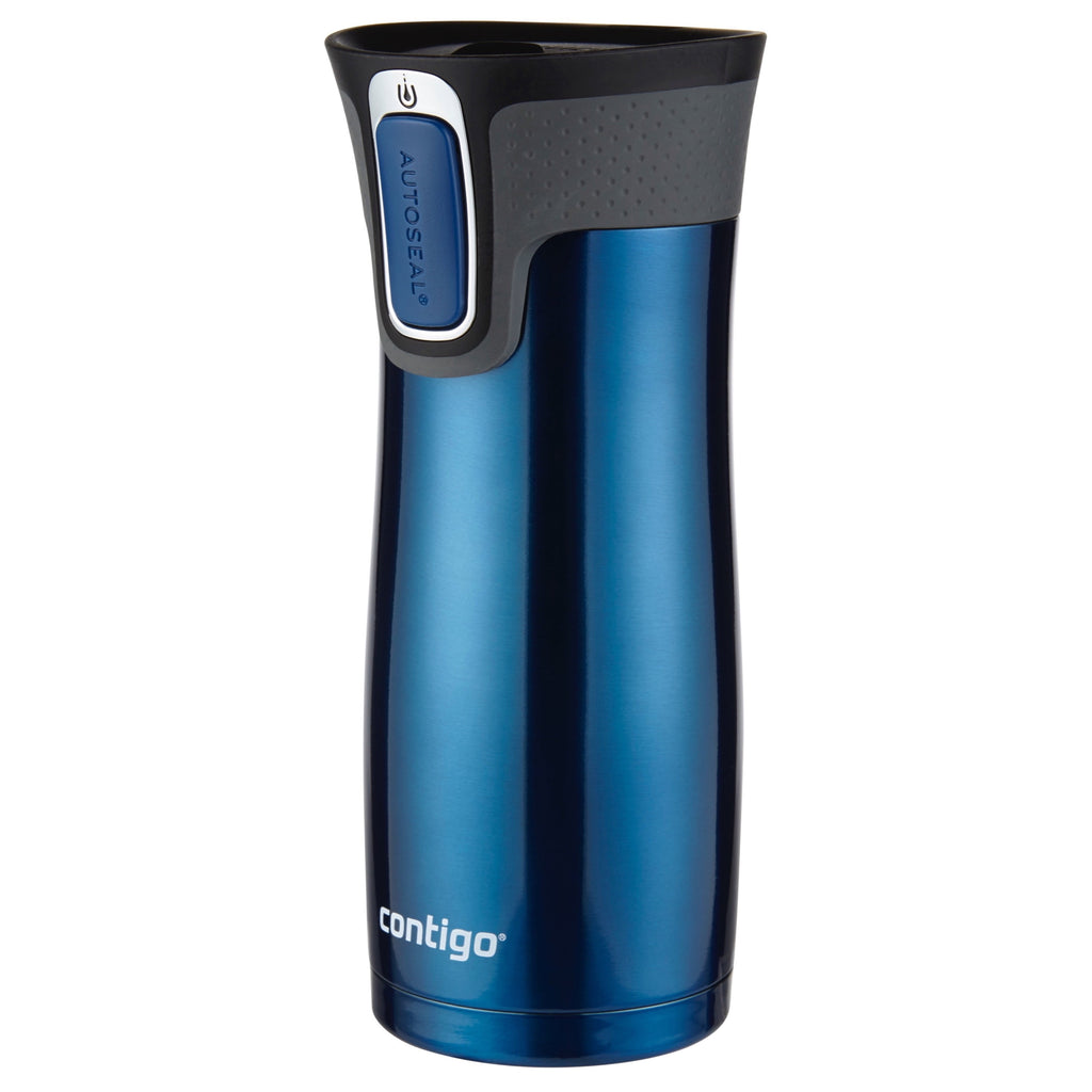 Contigo AUTOSEAL West Loop 2.0 Travel Mug, 16 oz., Stainless Steel with Black Button - Pick 605