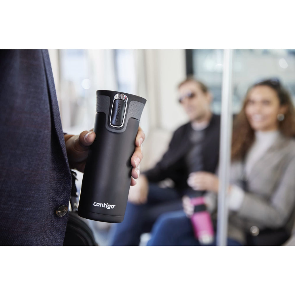 Contigo AUTOSEAL West Loop 2.0 Travel Mug, 16 oz., Stainless Steel with Black Button - Pick 605