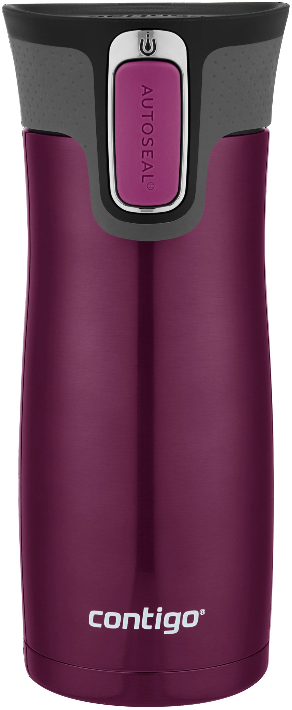 Contigo AUTOSEAL West Loop 2.0 Travel Mug, 16 oz., Stainless Steel with Black Button - Pick 605