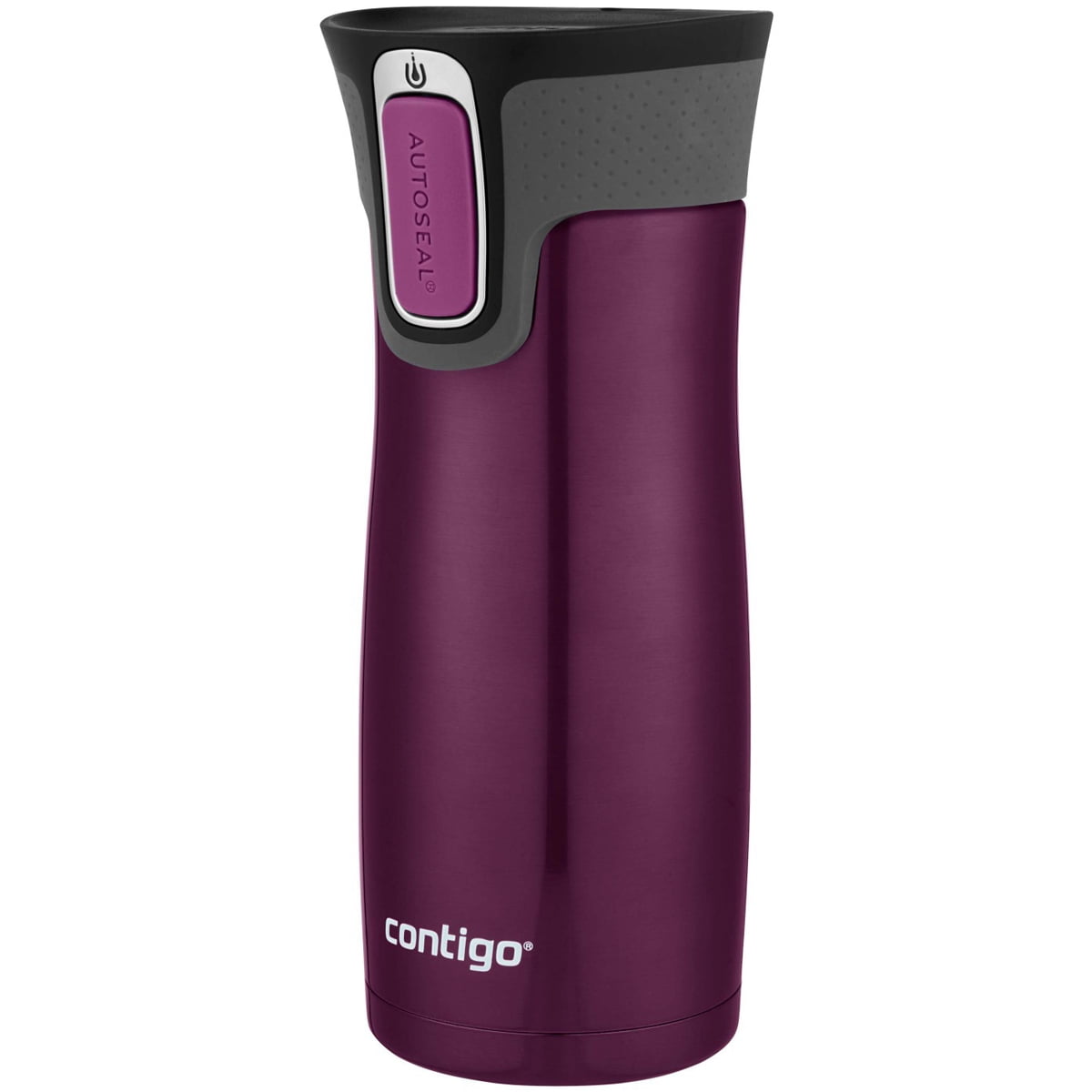 Contigo AUTOSEAL West Loop 2.0 Travel Mug, 16 oz., Stainless Steel with Black Button - Pick 605