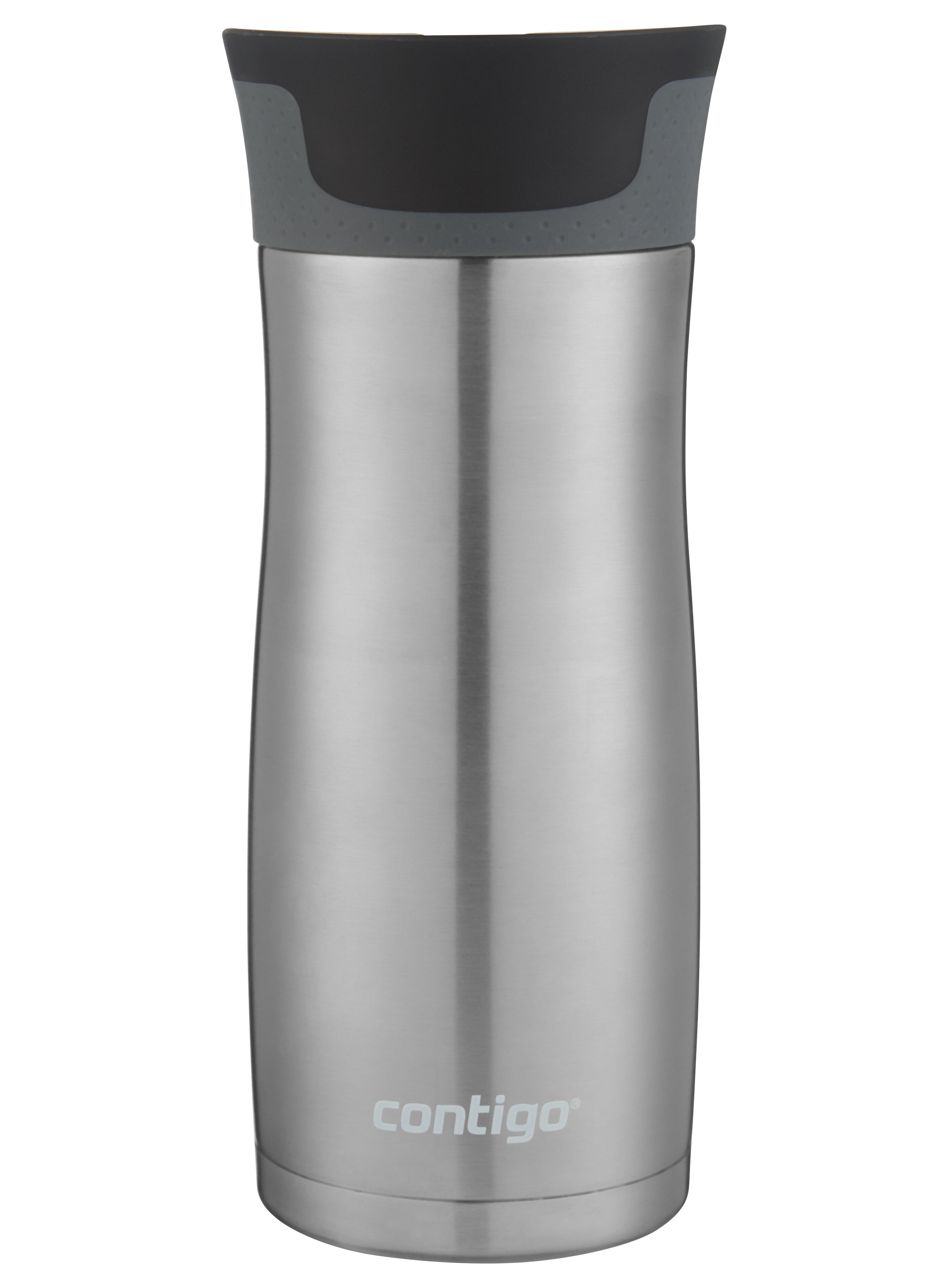Contigo AUTOSEAL West Loop 2.0 Travel Mug, 16 oz., Stainless Steel with Black Button - Pick 605
