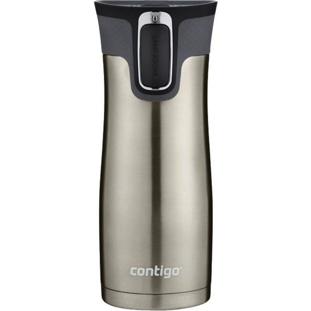 Contigo AUTOSEAL West Loop 2.0 Travel Mug, 16 oz., Stainless Steel with Black Button - Pick 605