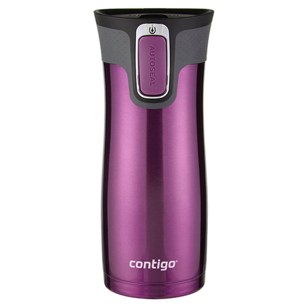 Contigo AUTOSEAL West Loop 2.0 Travel Mug, 16 oz., Stainless Steel with Black Button - Pick 605