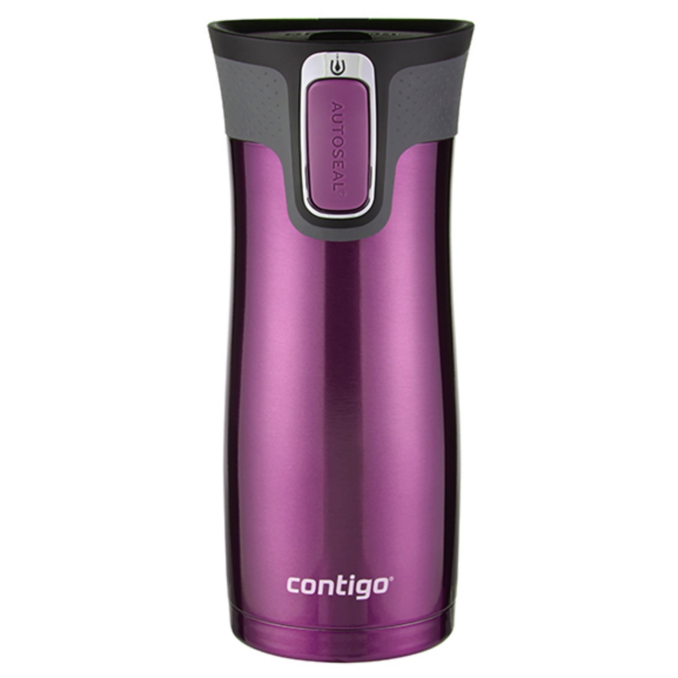 Contigo AUTOSEAL West Loop 2.0 Travel Mug, 16 oz., Stainless Steel with Black Button - Pick 605