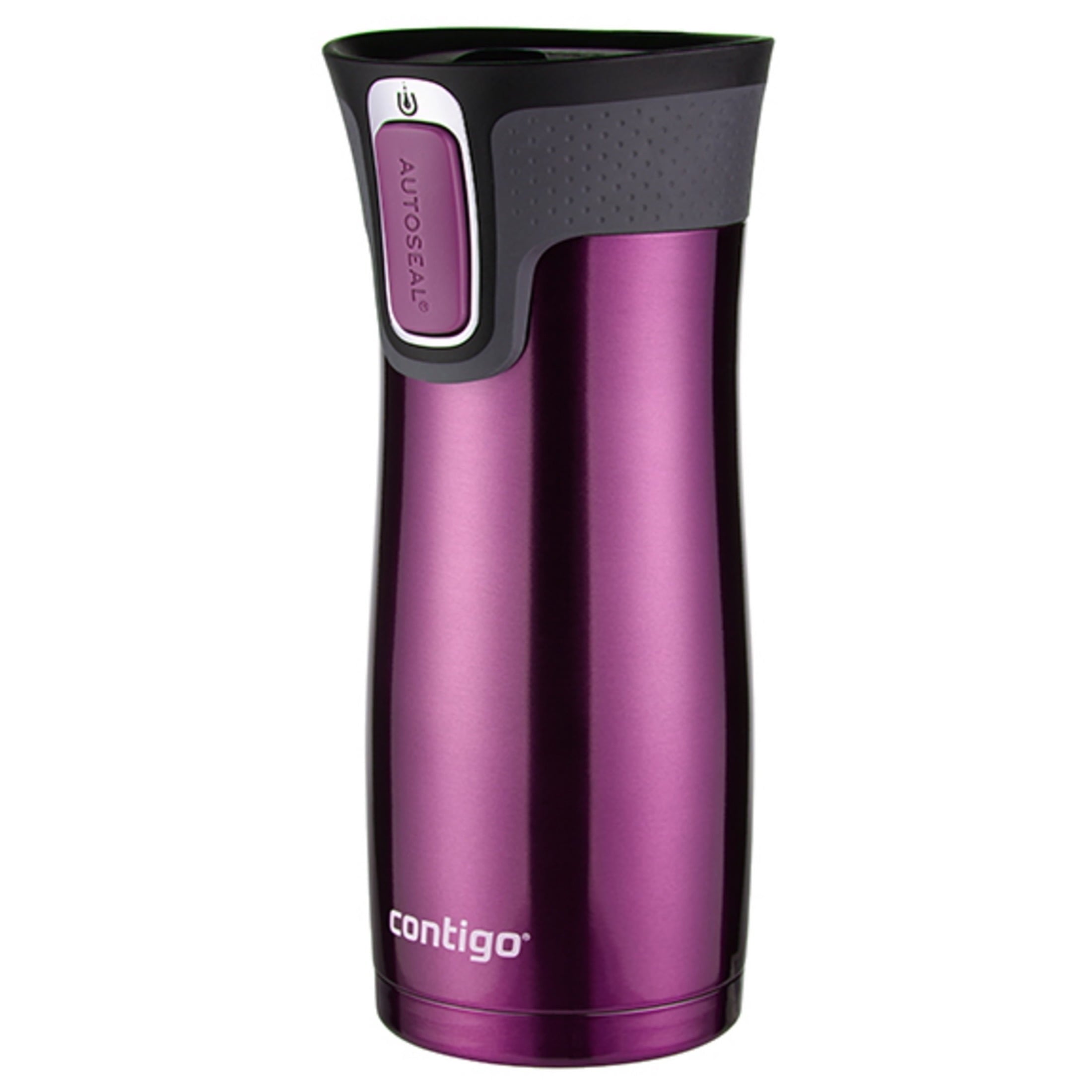Contigo AUTOSEAL West Loop 2.0 Travel Mug, 16 oz., Stainless Steel with Black Button - Pick 605