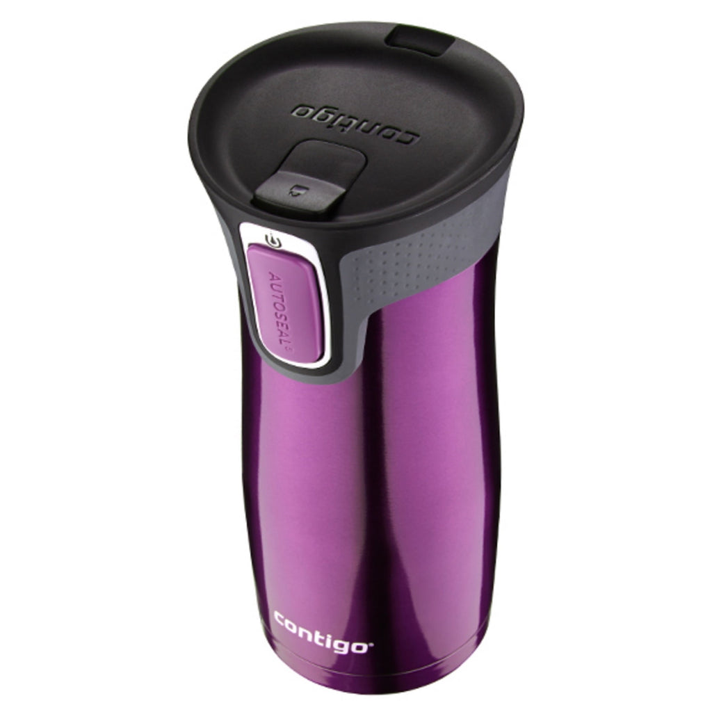 Contigo AUTOSEAL West Loop 2.0 Travel Mug, 16 oz., Stainless Steel with Black Button - Pick 605