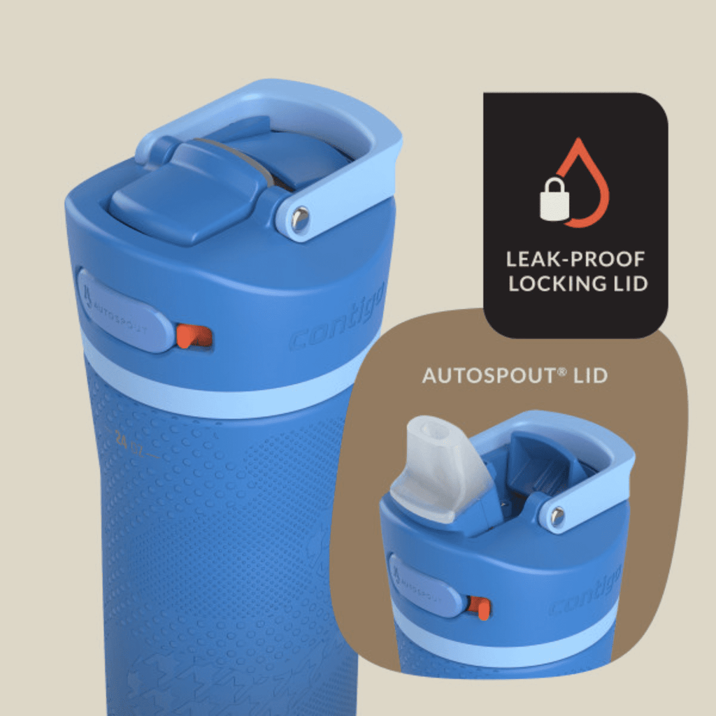 Contigo x Ally Love Ashland Chill 2.0 Stainless Steel Water Bottle with Autospout Lid, 24 oz, Oatmilk - Pick 517