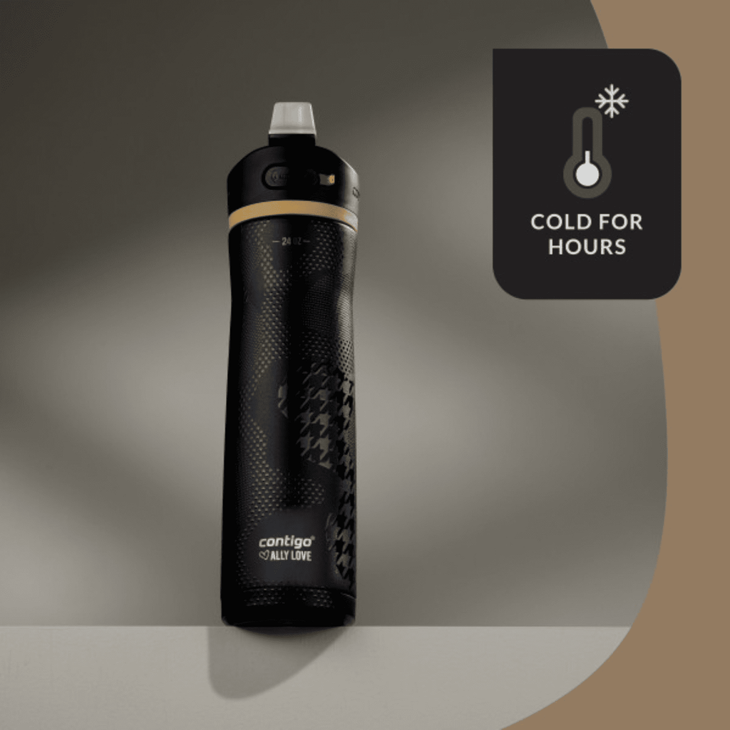 Contigo x Ally Love Ashland Chill 2.0 Stainless Steel Water Bottle with Autospout Lid, 24 oz, Oatmilk - Pick 517