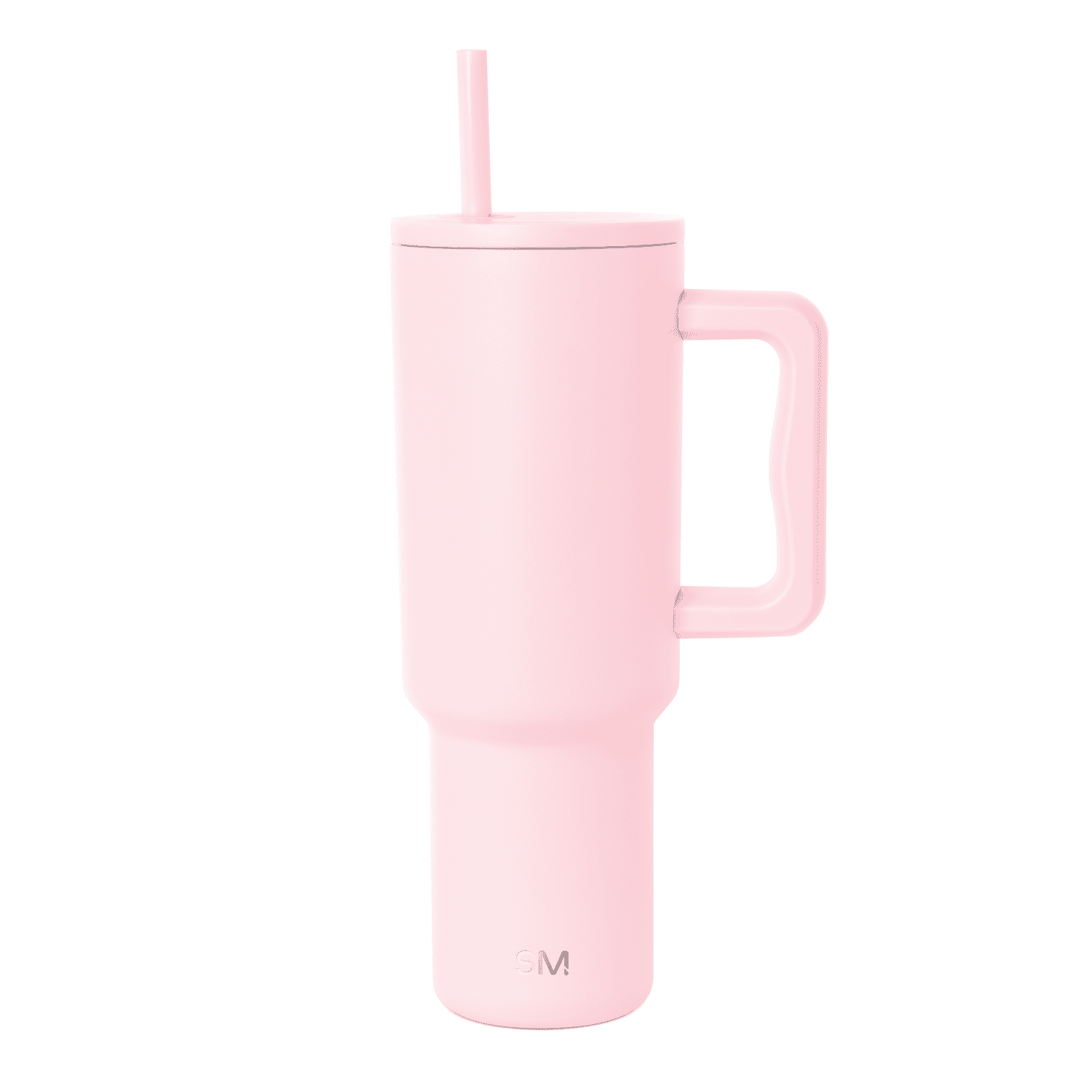 Simple Modern 40 fl oz Insulated Stainless Steel Trek Tumbler with Straw Lid | Blush - Pick 123