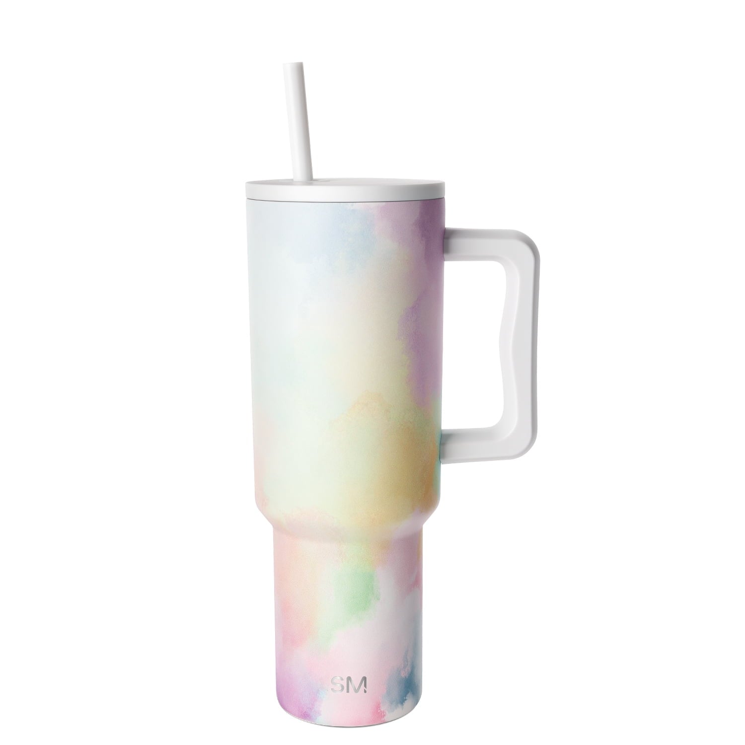 Simple Modern 40 fl oz Insulated Stainless Steel Trek Tumbler with Straw Lid | Blush - Pick 123
