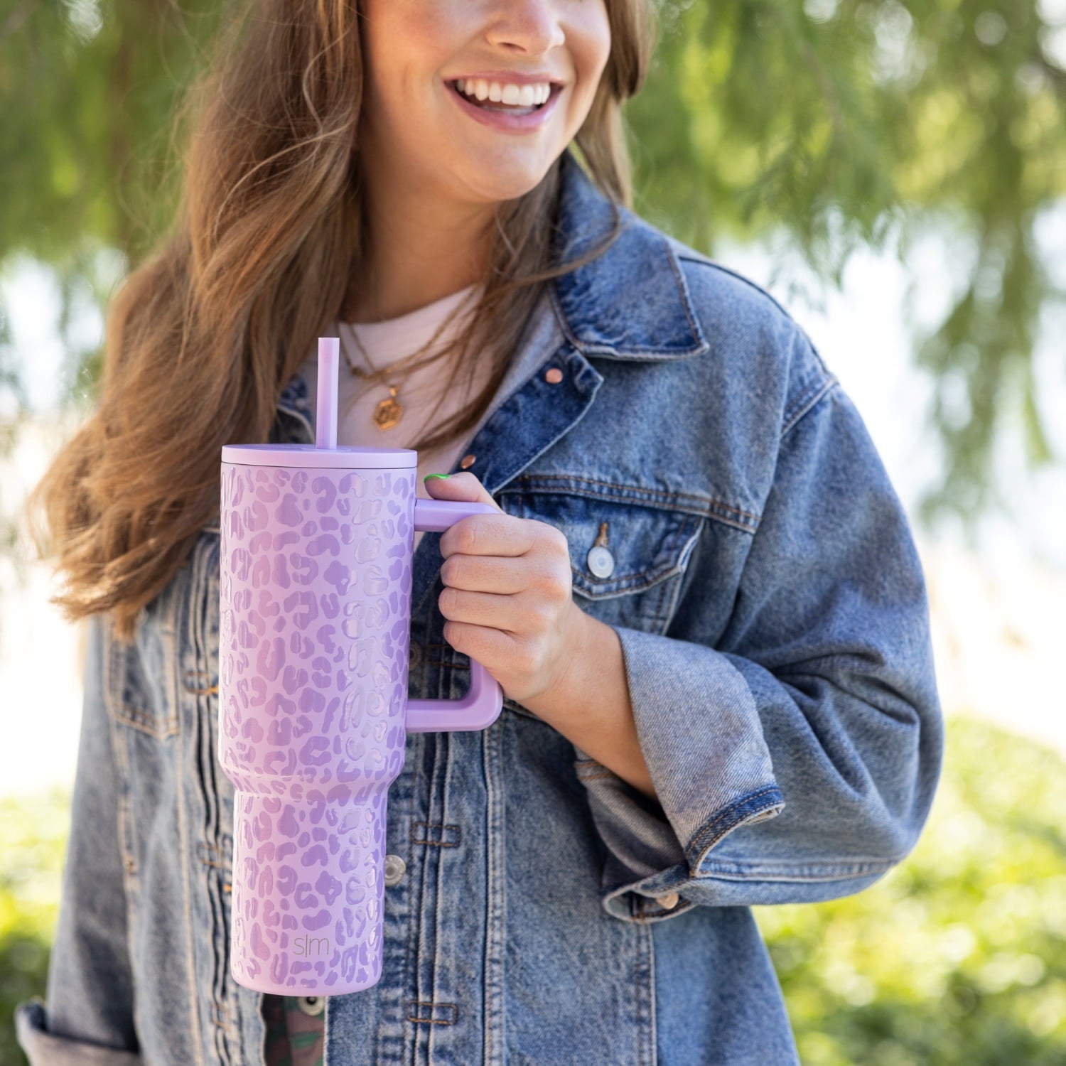 Simple Modern 40 fl oz Insulated Stainless Steel Trek Tumbler with Straw Lid | Blush - Pick 123