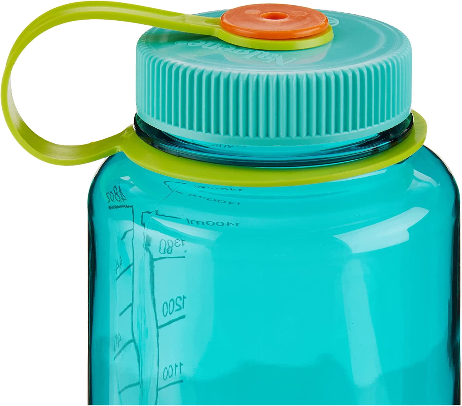 Nalgene Sustain Tritan BPA-Free Water Made with Material Derived from 50% Plastic Waste (using ISCC certified mass balance), 48 OZ, Wide Mouth, Cerulean - Pick 283