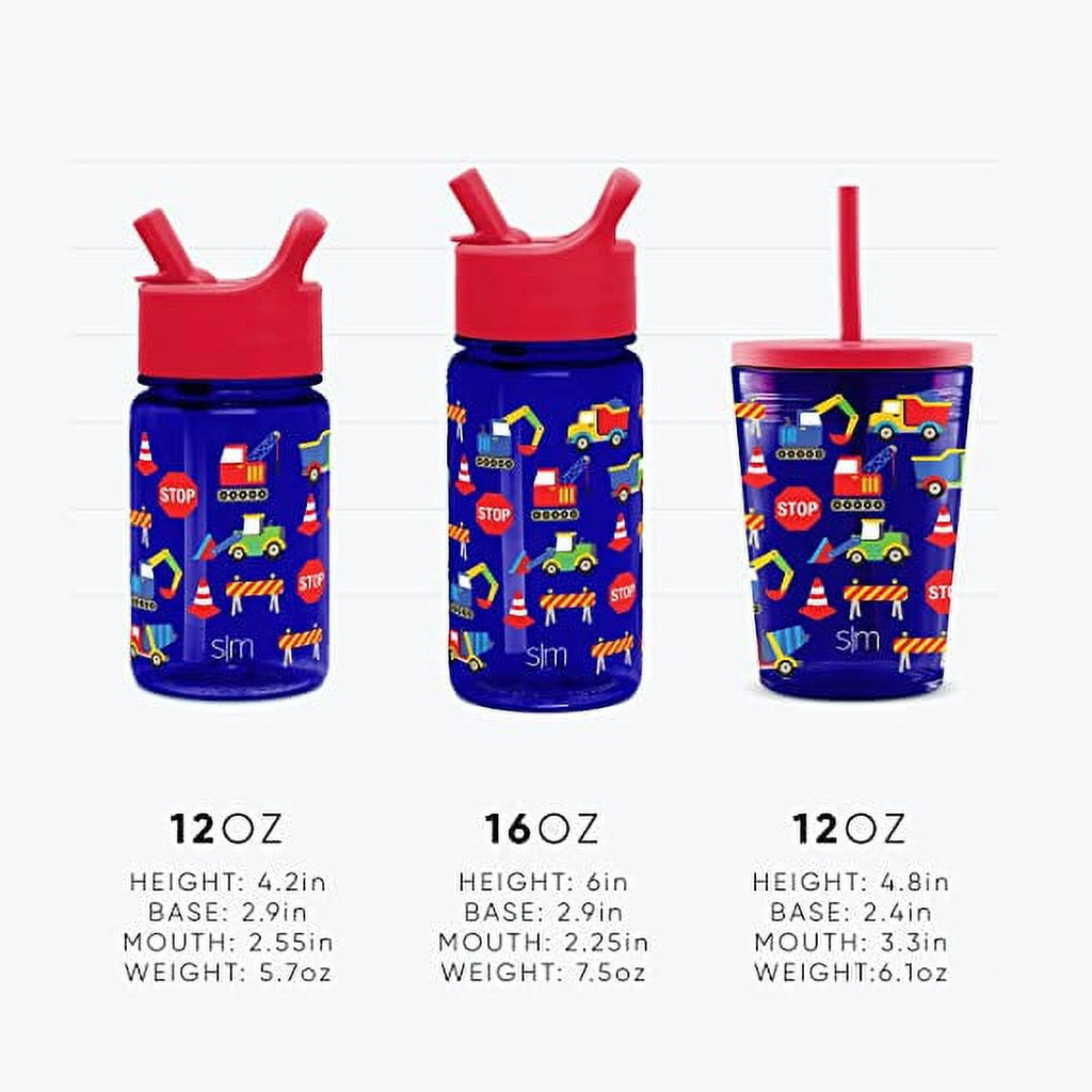 Simple Modern Summit Water Bottle Straw Lid Vacuum Insulated Stainless Steel Bottle | 14 fl oz - Pick 964