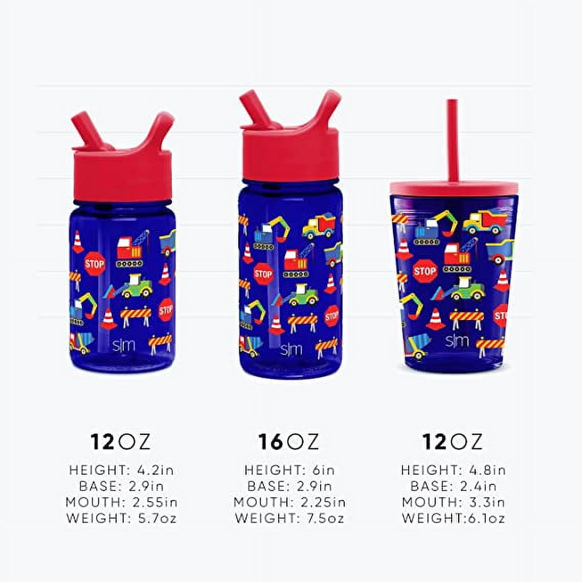Simple Modern Summit Water Bottle Straw Lid Vacuum Insulated Stainless Steel Bottle | 14 fl oz - Pick 964