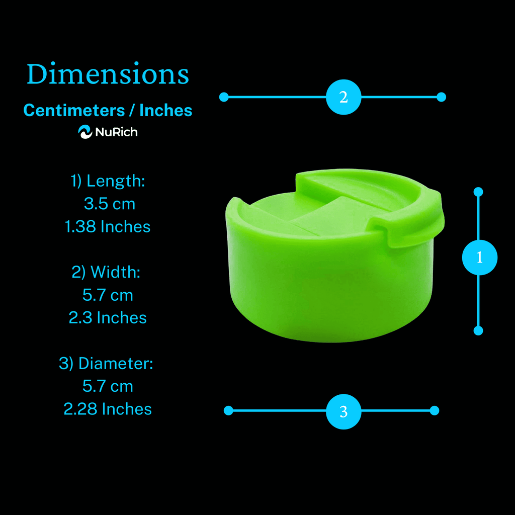 NuRich Hydro Wide Mouth Flip and Sip Replacement Coffee Lid or Cap Accessories Compatible with Hydroflask, Nalgene, and Many More Top Water Bottle Brands Sizes 12 16 18 20 32 40 64 Ounce - Pick 463