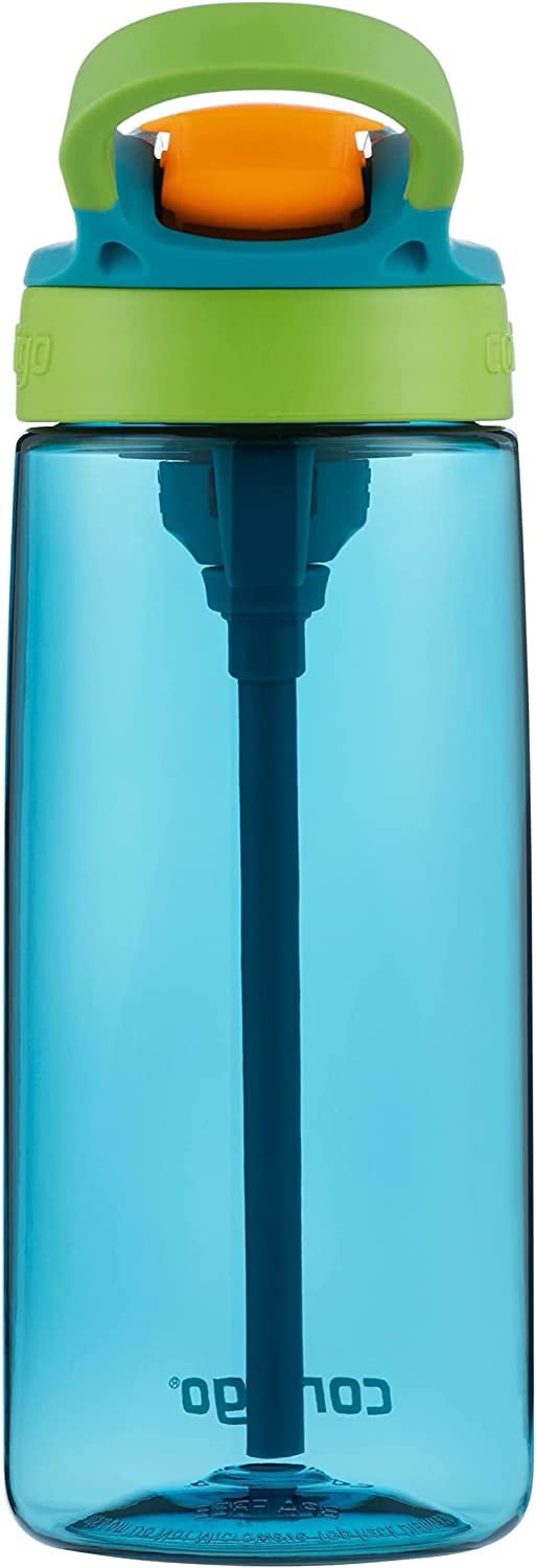 Contigo Kid's 20 oz. AutoSpout Straw Water Bottle - Juniper/Limelight - Pick 385